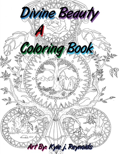 Divine Beauty Adult Coloring Book