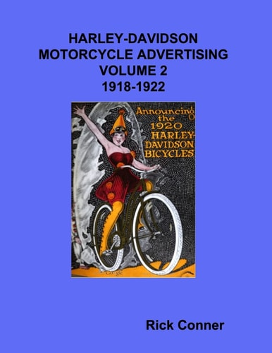 Harley-Davidson Motorcycle Advertising Vol 2 1918-1922