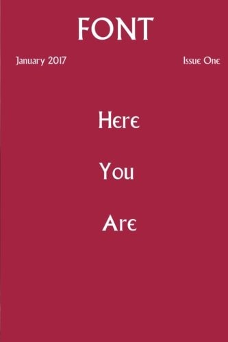 Font Magazine January 2017 Issue One