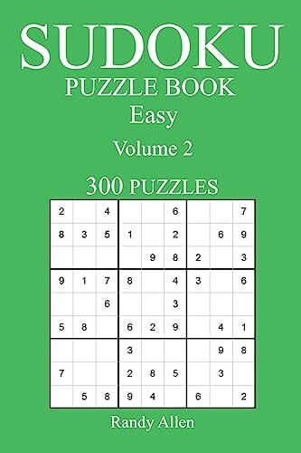 Easy 300 Sudoku Puzzle Book Volume 2