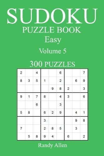Easy 300 Sudoku Puzzle Book Volume 5