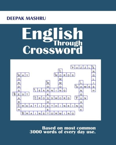 English Through Crossword Based on Most Common 3000 Words of Every Day Use.