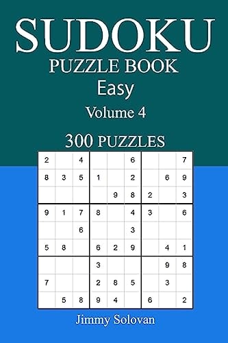 Easy 300 Sudoku Puzzle Book Volume 4