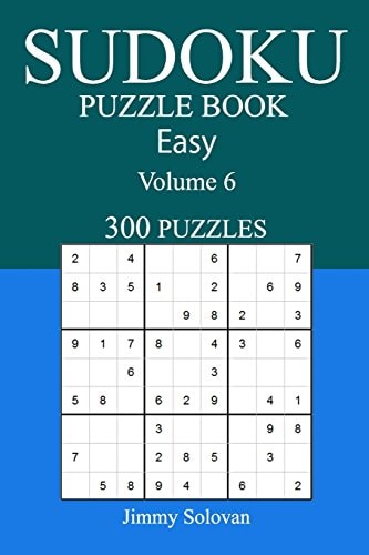 Easy 300 Sudoku Puzzle Book Volume 6