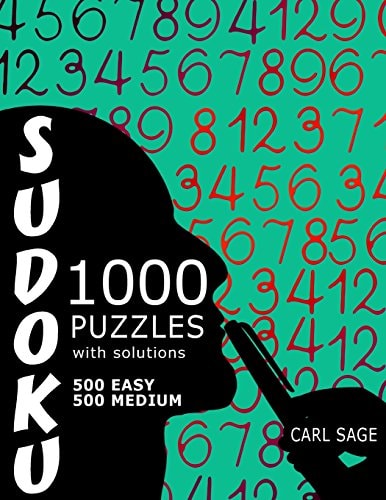 Sudoku Puzzle Book, 1,000 Puzzles, 500 Easy and 500 Medium, With Solutions Get Your Playing To The Next Level