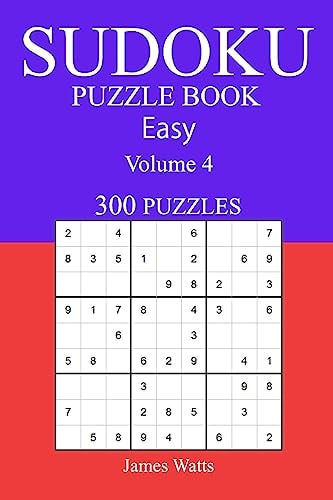 Easy 300 Sudoku Puzzle Book Volume 4
