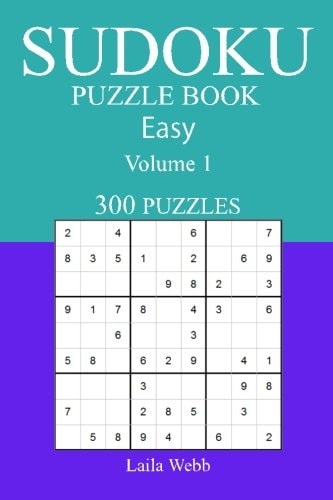 300 Easy Sudoku Puzzle Book Volume 1