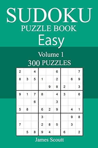 300 Easy Sudoku Puzzle Book Volume 1