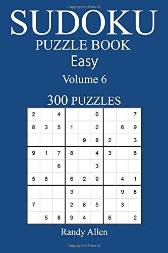 300 Easy Sudoku Puzzle Book Volume 6