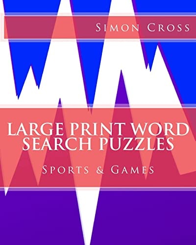 Large Print Word Search Puzzles Sports and Games