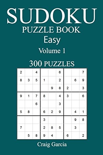 300 Easy Sudoku Puzzle Book Volume 1