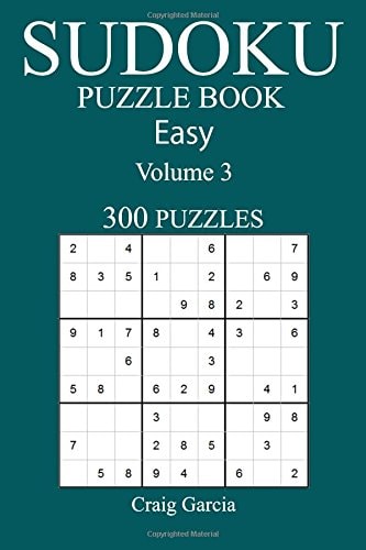 300 Easy Sudoku Puzzle Book Volume 3