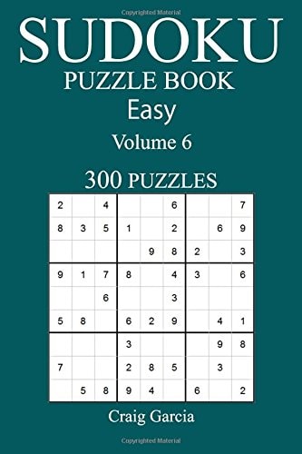300 Easy Sudoku Puzzle Book Volume 6