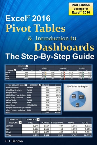 Excel Pivot Tables and Introduction to Dashboards the Step-By-Step Guide