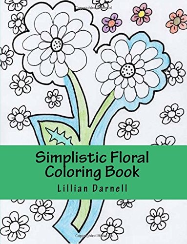 Simplistic Floral Coloring Book