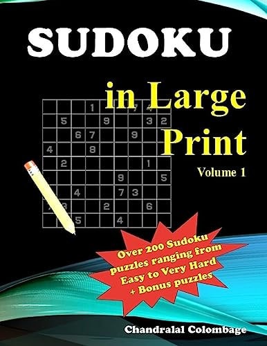 Sudoku In Large Print