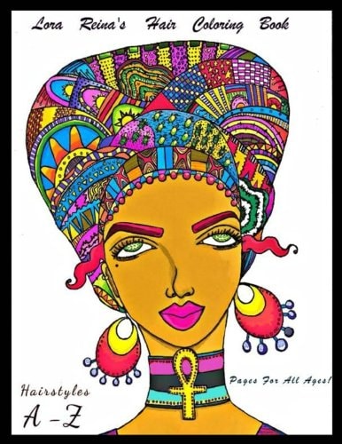 Lora Reina's Alphabet of Hair Styles Coloring Book