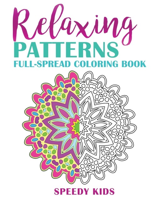 Relaxing Patterns: Full-Spread Coloring Book