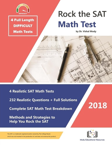 Rock the SAT Math Test 4 Difficult Tests