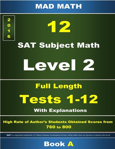 Book a L-2 Tests 01-12
