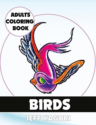 Adults Coloring Book Birds