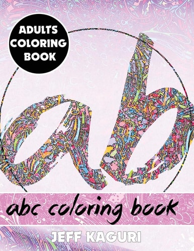 Adults Coloring Book ABC Coloring Book