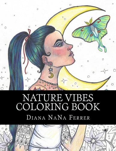 Nature Vibes An Adult Coloring Book