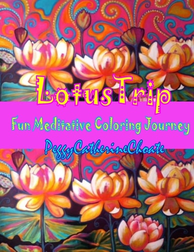 Lotus Trip Adult Coloring Book