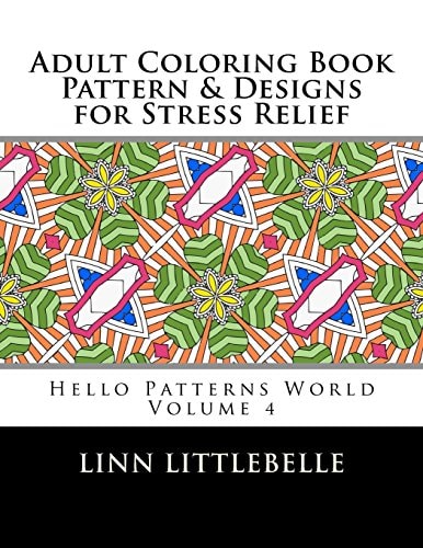 Coloring Books For Adults - Pattern and Designs for Stress Relief Stress Relieving Coloring Book