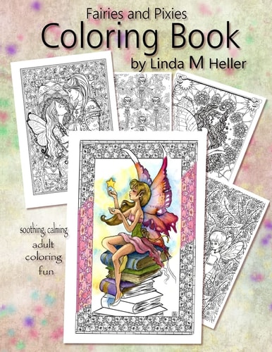 Fairies and Pixies Coloring Book Soothing, Calming, Adult Coloring Fun