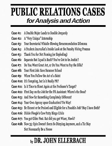 Public Relations Cases for Analysis and Action