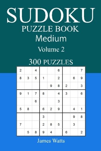 300 Medium Sudoku Puzzle Book Volume 2