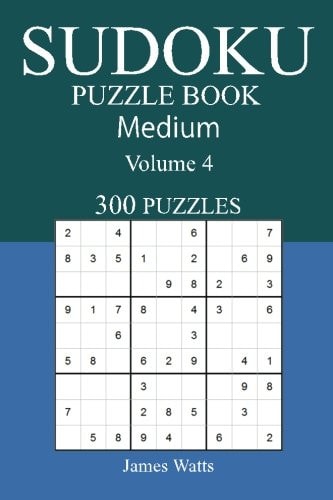 300 Medium Sudoku Puzzle Book Volume 4