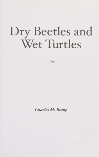 Dry Beetles and Wet Turtles
