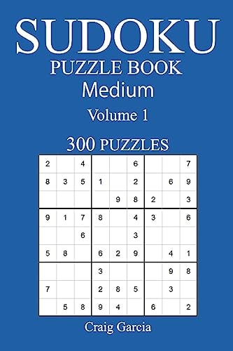 300 Medium Sudoku Puzzle Book Volume 1