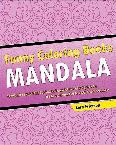 Funny Mandala Adult Coloring Book