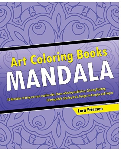 Art Mandala Coloring Book Stress Relieving Meditation