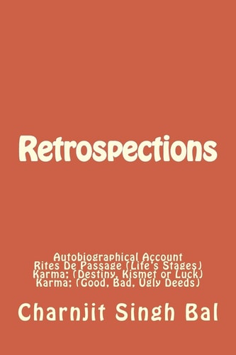 Retrospections Autobiographical Account