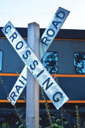 Railway Crossing Fort Langley, British Columbia