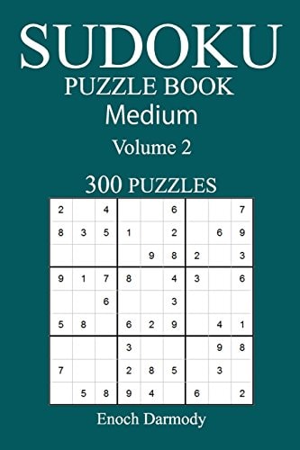 300 Medium Sudoku Puzzle Book Volume 2