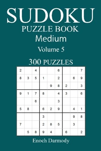 300 Medium Sudoku Puzzle Book Volume 5