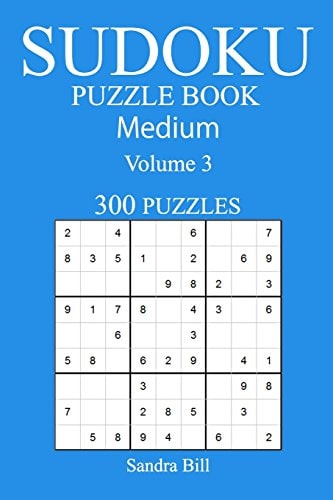 300 Medium Sudoku Puzzle Book Volume 3