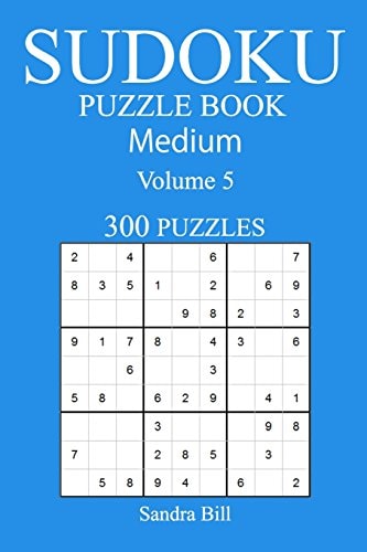 300 Medium Sudoku Puzzle Book Volume 5