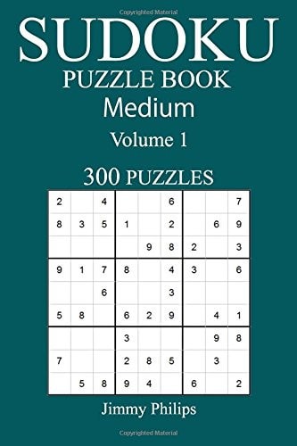 300 Medium Sudoku Puzzle Book Volume 1
