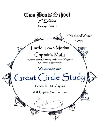 {Black and White} Great Circle Study Turtle Town Marina