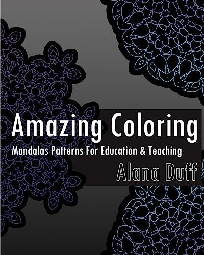 Amazing Coloring Books Mandalas Patterns for Education and Teaching