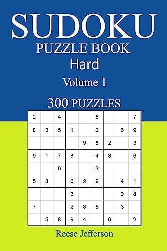 300 Hard Sudoku Puzzle Book Volume 1