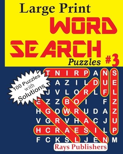 Large Print Word Search Puzzles 3