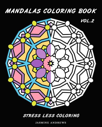 Mandalas Coloring Book Stress Less Coloring