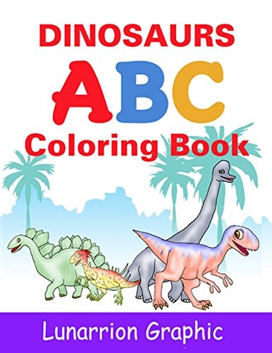 Dinosaurs ABC Coloring Book for Kids
